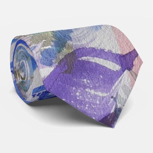 Kleurenplash Stropdas (Opgerold)