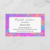 Kleurenplash Visitekaartje (Achterkant)