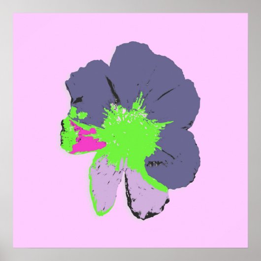 Kleurenplasma/PopArt-ventilator Poster (Voorkant)