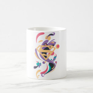 Kleurenplastic Sinaasappel Koffiemok
