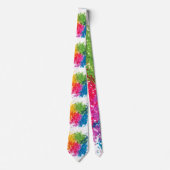 Kleurenpoeder regenboog stropdas (Voorkant)