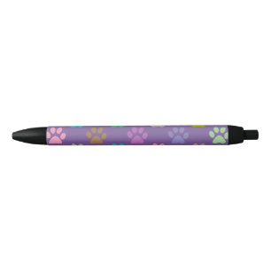 Kleurenpoetsdruk Zwarte Inkt Pen