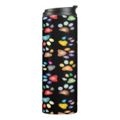 Kleurenpootafdrukken Thermosbeker (Gedraaid links)