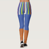 KleurenPop Stripes modern gestript design Leggings (Achterkant)