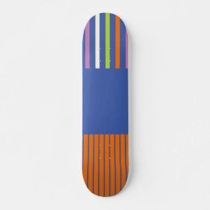 KleurenPop Stripes modern gestript design Persoonlijk Skateboard