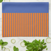 KleurenPop Stripes modern gestript design Theedoek (Gevouwen)