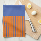 KleurenPop Stripes modern gestript design Theedoek (Quarter Fold)