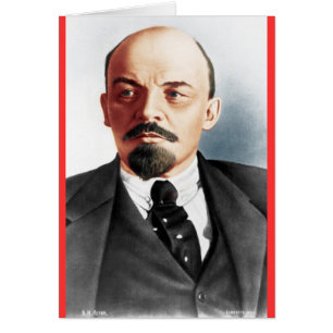 Kleurenportret van Lenin