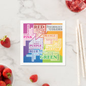 Kleurenpsychologie Word Cloud Illustratie Dozen Servet (Insitu)