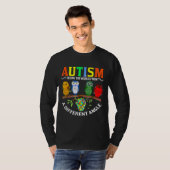 Kleurenpuzzels Autisme Kinder Mannen W T-shirt (Voorkant volledig)