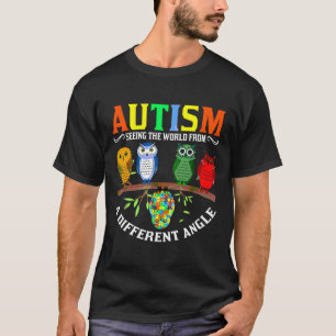 Kleurenpuzzels Autisme Kinder Mannen W T-shirt