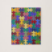 kleurenpuzzelstukjes legpuzzel (Verticaal)