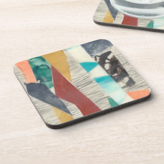 Kleurenrand II Bier Onderzetter (Linkerzijde)