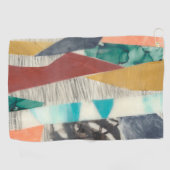 Kleurenrand II Golfhanddoek (Horizontaal)