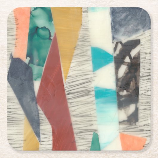 Kleurenrand II Kartonnen Onderzetters (Voorkant)