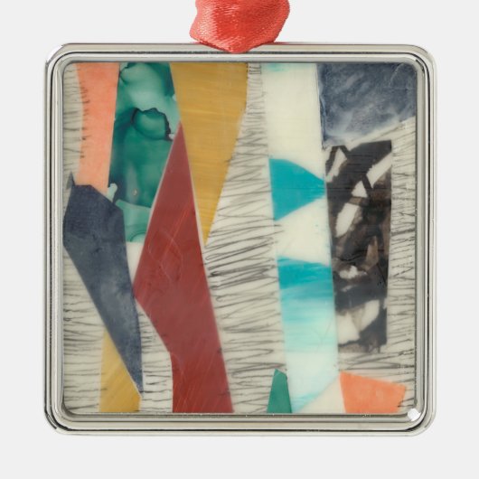 Kleurenrand II Metalen Ornament (Voorkant)