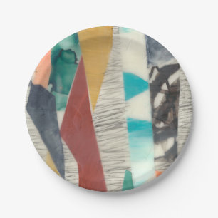 Kleurenrand II Papieren Bordje