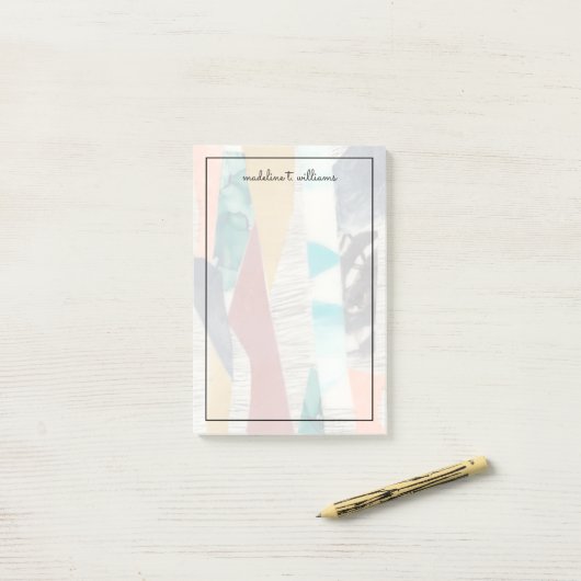 Kleurenrand II Post-it® Notes (Op bureau)