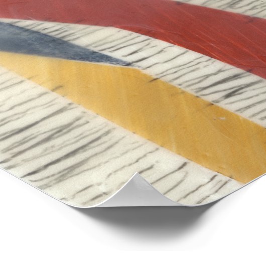 Kleurenrand II Poster (Hoek)