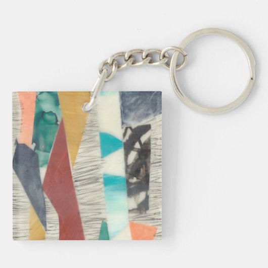 Kleurenrand II Sleutelhanger (Achterkant)