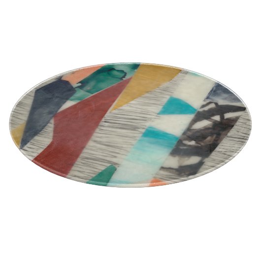 Kleurenrand II Snijplank (Hoek)