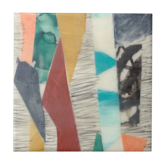 Kleurenrand II Tegeltje (Voorkant)