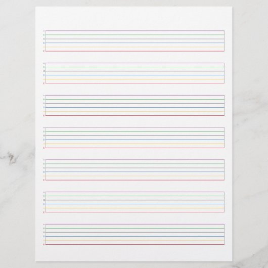 Kleurenreeks akoestische gitaarmuziekvel (Voorkant)