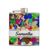 Kleurenreeks personaliseren heupfles (Voorkant)