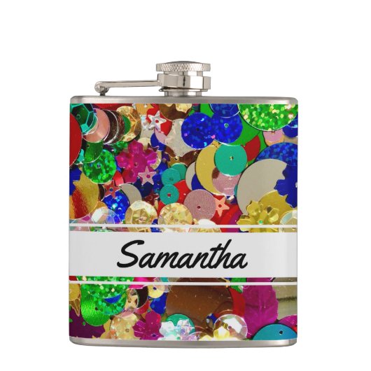 Kleurenreeks personaliseren heupfles (Voorkant)