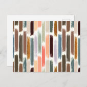 Kleurenregen 2 feestdagenkaart (Voorkant / Achterkant)