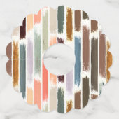 Kleurenregen 2 wijnglaslabel (Voorkant)