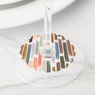 Kleurenregen 2 wijnglaslabel