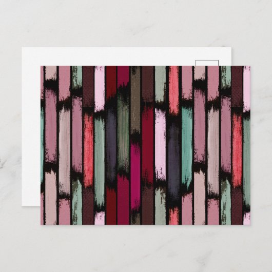 Kleurenregen 3 feestdagenkaart (Voorkant / Achterkant)