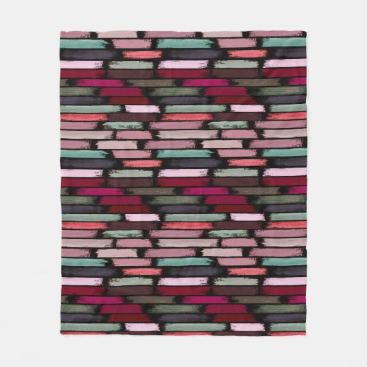 Kleurenregen 3 fleece deken (Voorkant)