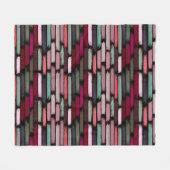 Kleurenregen 3 fleece deken (Voorkant (Horizontaal))