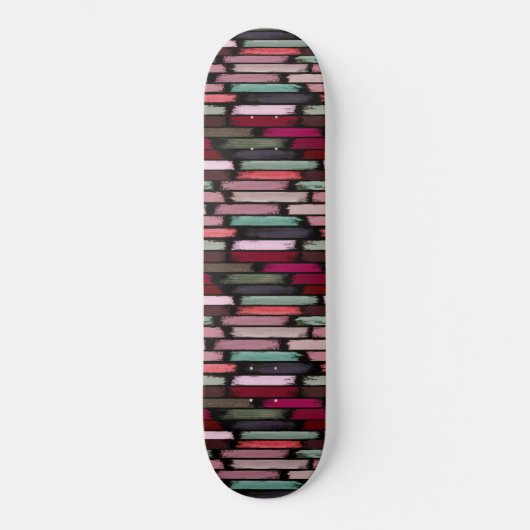 Kleurenregen 3 persoonlijk skateboard (Voorkant)