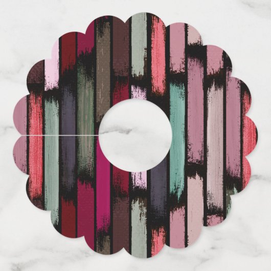 Kleurenregen 3 wijnglaslabel (Voorkant)