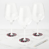 Kleurenregen 3 wijnglaslabel (Set)