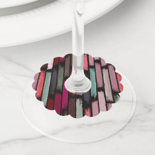 Kleurenregen 3 wijnglaslabel