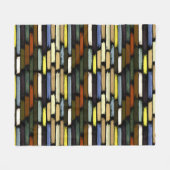 Kleurenregen 4 fleece deken (Voorkant (Horizontaal))