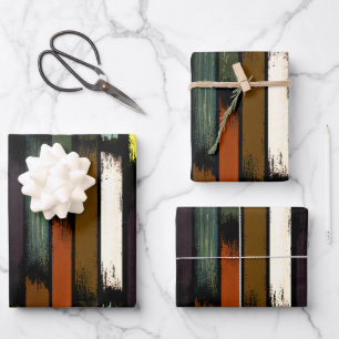 Kleurenregen 4 inpakpapier vel