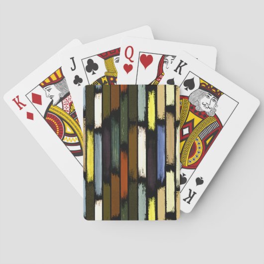 Kleurenregen 4 pokerkaarten (Achterkant)