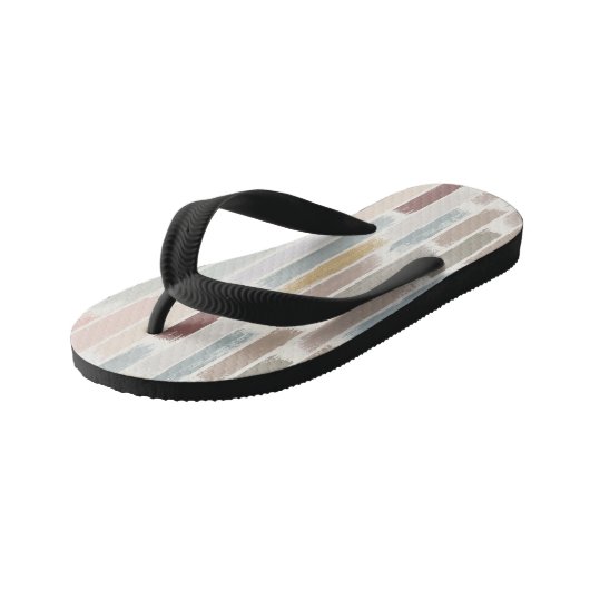 Kleurenregen Kinder Teenslippers (Schuin)