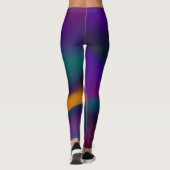 Kleurenregenboog Leggings (Achterkant)