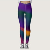 Kleurenregenboog Leggings (Voorkant)
