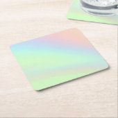 Kleurenregenboog van pasta kartonnen onderzetters (Schuin)