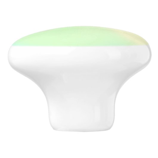 Kleurenregenboog van pasta keramische knop (Zijkant)