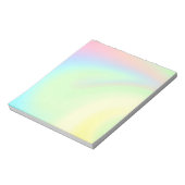 Kleurenregenboog van pasta notitieblok (Linkerzijde)