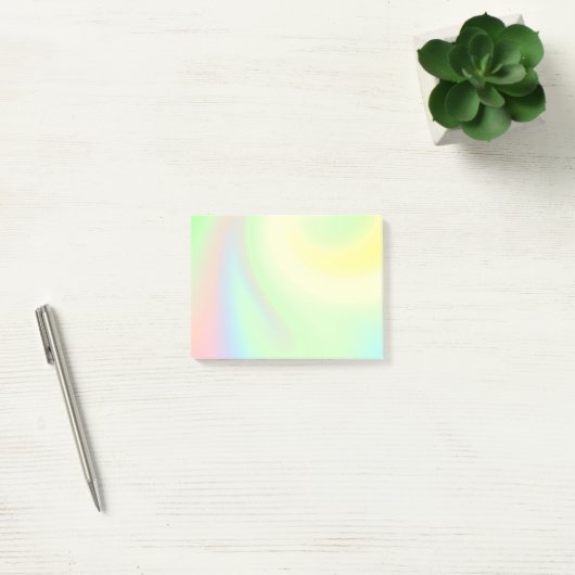 Kleurenregenboog van pasta post-it® notes (Kantoor)