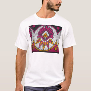 kleurenretro  Afrikaanse traditionele stijl T-shirt